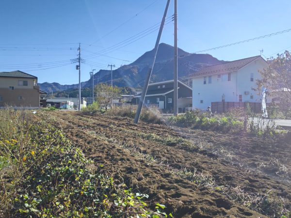 現地63.1坪 北西方向より